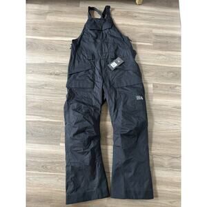 Mountain Hardwear Men’s XL Regular Black Ski/Snowboarding FIREFALL BIB NEW